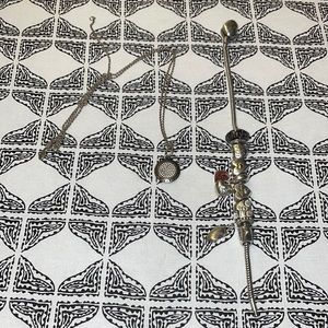 Pandora necklace & Kay jewelry’s charm bracelet